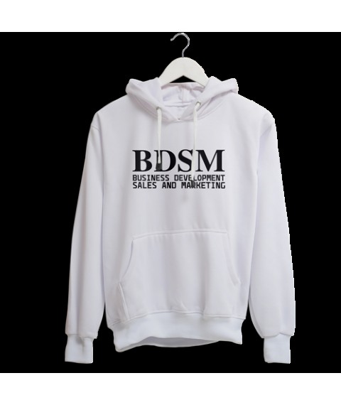 Hoodie BDSM busines development sales and marketing White, XL