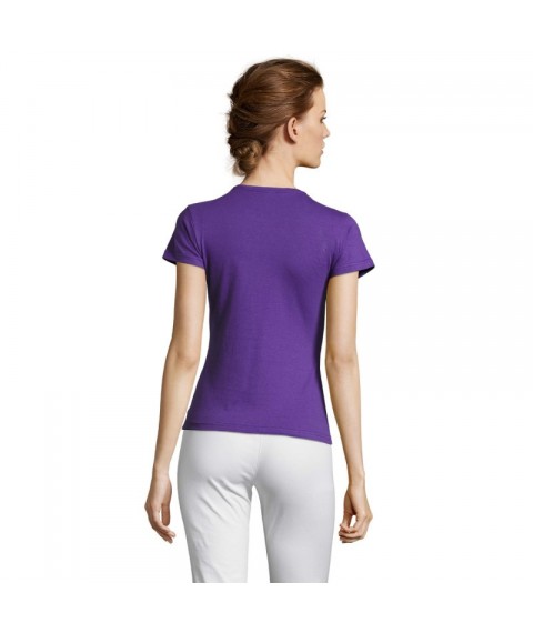 Women's T-shirt dark purple Miss