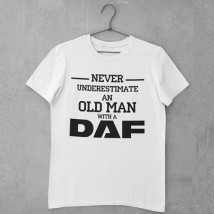 Men's T-shirt Daf 3XL, White