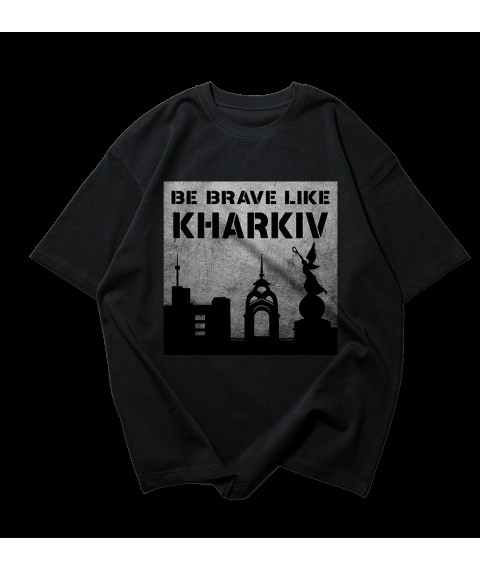 Футболка оверсайз "Be brave like Kharkiv" L/XL