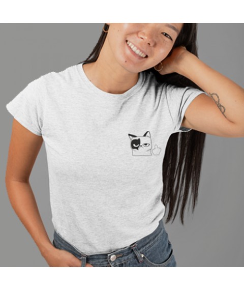 Женская футболка Cat Fuck