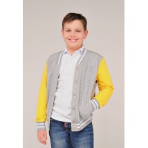 Bomber for Boy DM Sashka TSHF-106 gray with yellow 116