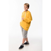 Hoodie for boy OVERSIZE yellow TSHF-157 DM SASHKA 134