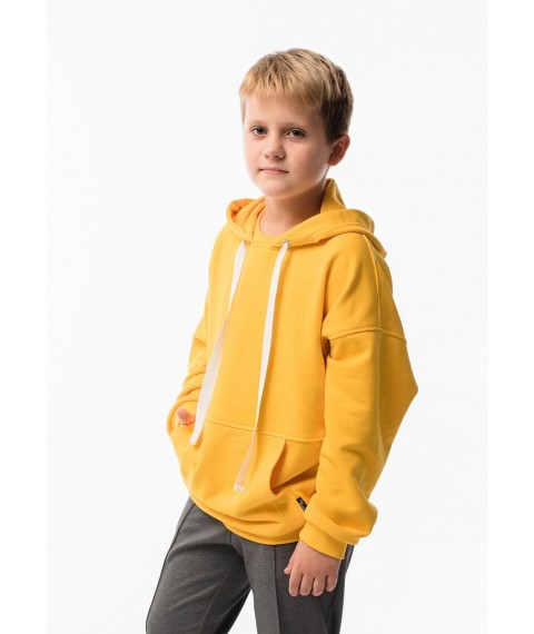 Худі для хлопчика OVERSIZE жовте ТШФ-157 DM SASHKA 146р.