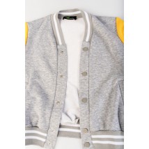 Bomber for Boy insulated DM Sashka TSHF-106U gray with yellow 116