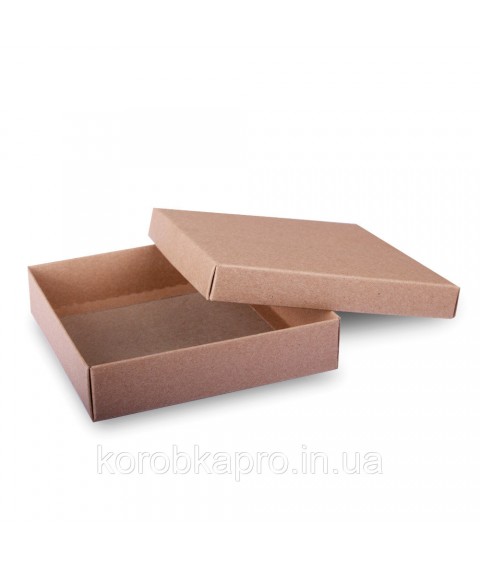 Kraft cardboard box, custom-made lid-bottom