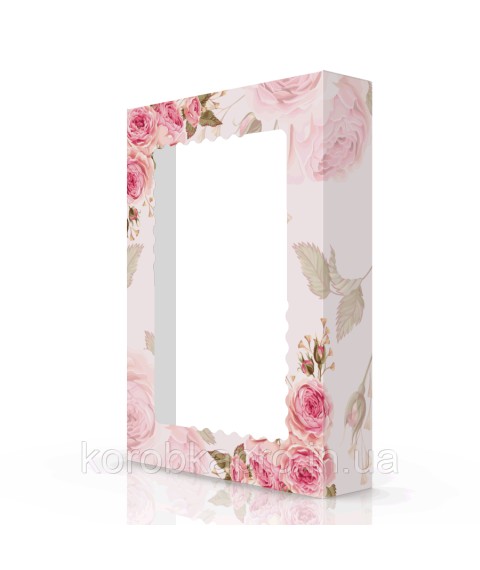 Cardboard packaging 375x275x70 mm, pink