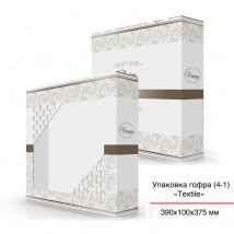 Упаковка подарочная гофра Винтаж 390х100х375 мм