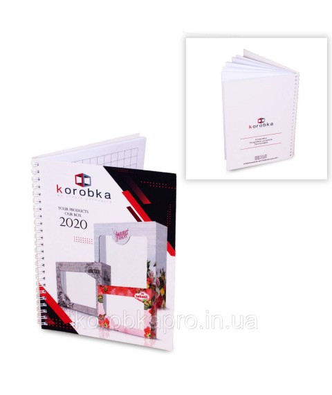 Spring notepad with logo print