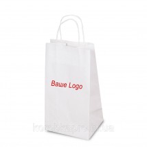 Applying and printing logos on paper bags