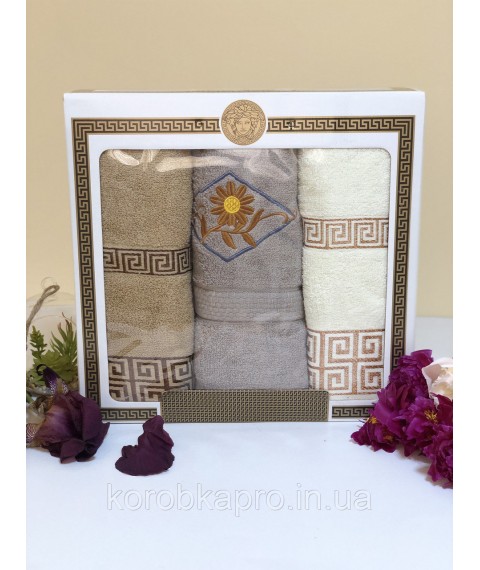 Wedding gift set of towels for the family, 4 pcs.