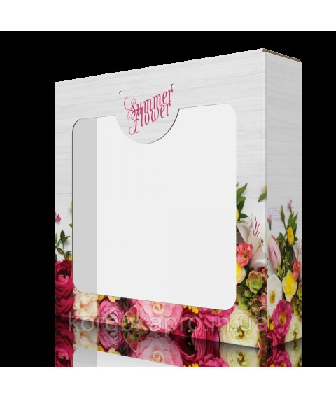 Corrugated gift box 240x60x245 mm to order
