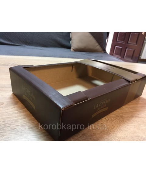 Verpackung f?r S??igkeiten und Schokolade 295x195x60 mm mit Aufdruck