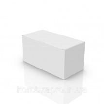 Коробка для защитных масок белая, без печати