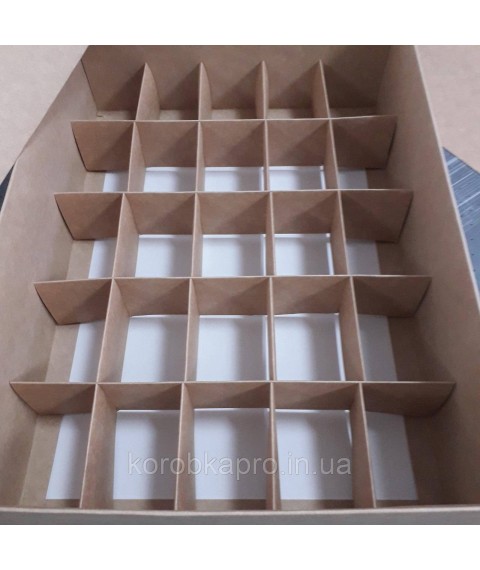 Cardboard packaging with custom window