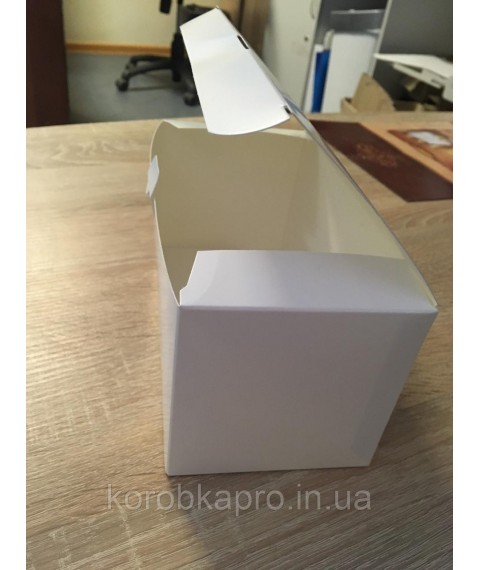 Упаковка картон, белая 200х100х100 мм