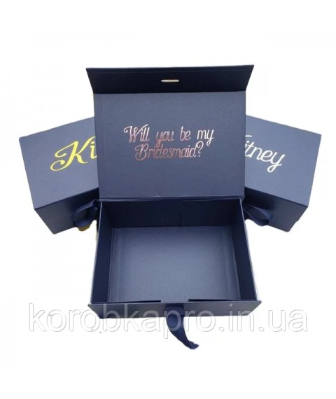 Palette gift box book with tray