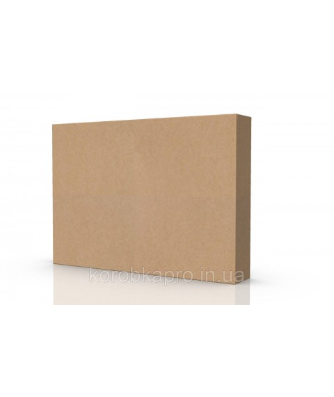 Cardboard postal box, white with print