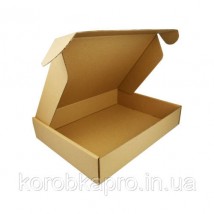 Brown corrugated box for delivery