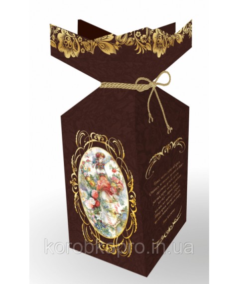 Новогодняя коробка для конфет на подарок