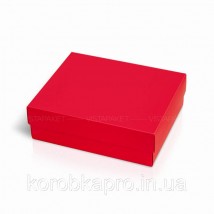 Упаковка картон красная с окошком