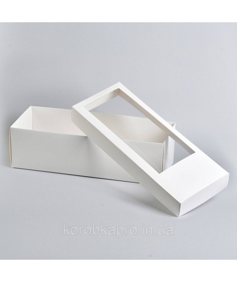 Kraft cardboard packaging for catering 350x250x100 mm