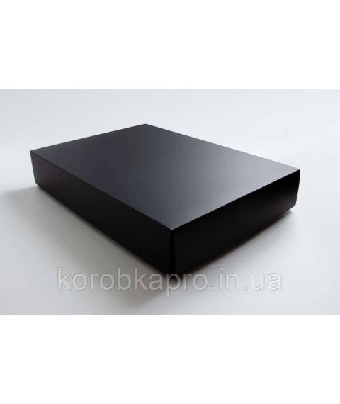 Палитурная подарочная коробка книга, черная под заказ