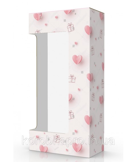 Gift tube made of cardboard 400x150x150 mm to order