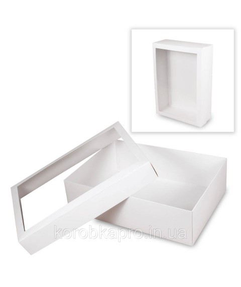 Compact white cardboard packaging