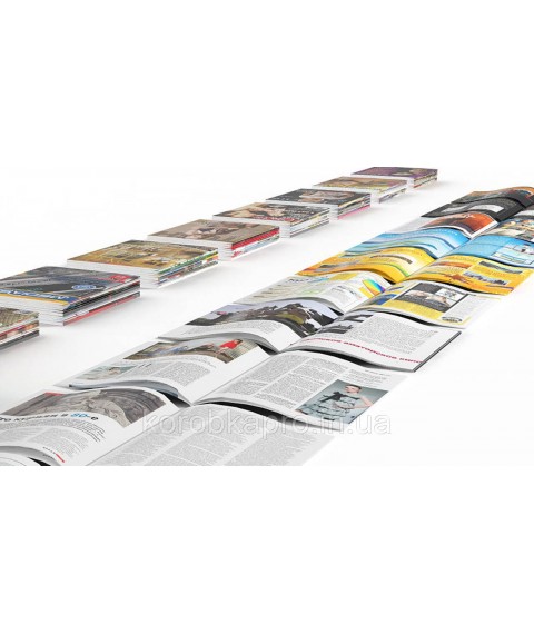 Production and printing of books and magazines to order