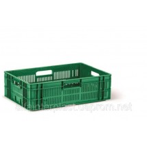 Ящик для овочів та фруктів. Ящик HDPE тип ОЗН-3 600х400х180 мм вторинний. 