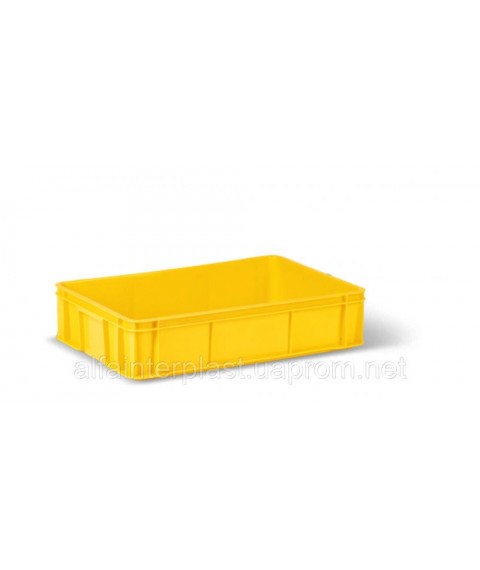 Bread box. HDPE box type NLU 600x400x135 mm primary. Free Delivery Delivery.