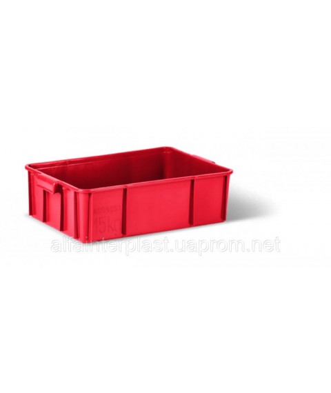Meat box. HDPE box type T25 580x400x170 mm primary. Free Delivery Delivery.