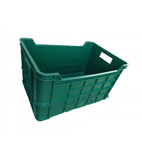 Meat box. HDPE box type OST-50 600x400x324 mm secondary. Free Delivery Delivery.