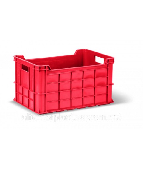 Meat box. HDPE box type OST-50 600x400x324 mm primary. Free Delivery Delivery.