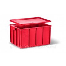 Meat box. HDPE box type T50 560x400x300 mm primary. Free Delivery Delivery.