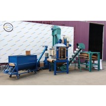 PELLET PELLETIZING LINE FROM SAWDUST