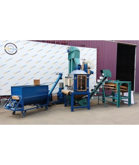 PELLET PELLETIZING LINE FROM SAWDUST
