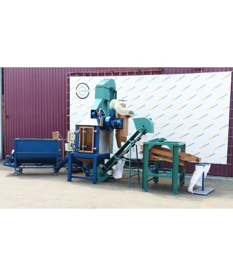 PELLET PELLETIZING LINE FROM SAWDUST