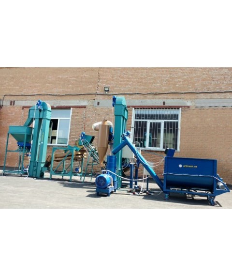 PELLET PRODUCTION LINE FROM SUNFLOWER WASTE