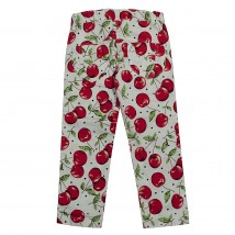 Trousers 00176 white cherry