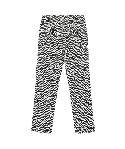 Dressyko pants for girls 00178 black and white