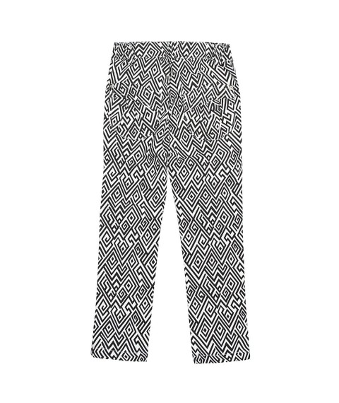 Dressyko pants for girls 00178 black and white