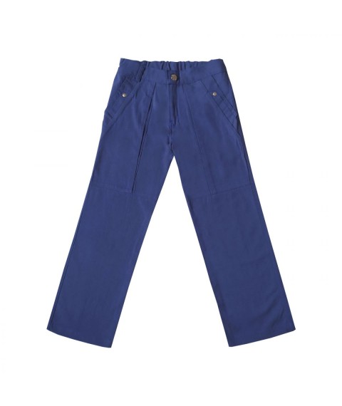 Pants for boys 01081 blue