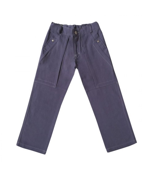 Pants for boys 01081 gray color
