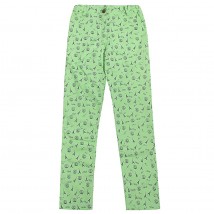 Штани Одягайко для дівчинки 01228 світло-зелені