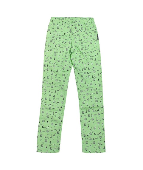 Штани Одягайко для дівчинки 01228 зелені