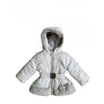 Куртка зимова 20015 для дівчинки сірого кольору