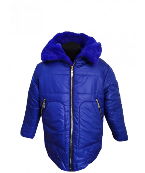 Куртка зимова 20047 синього кольору