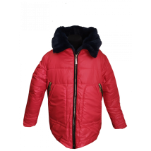Куртка зимова 20047 червоного кольору